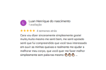 Depoimento de Luiza Fernandes - Transformação completa